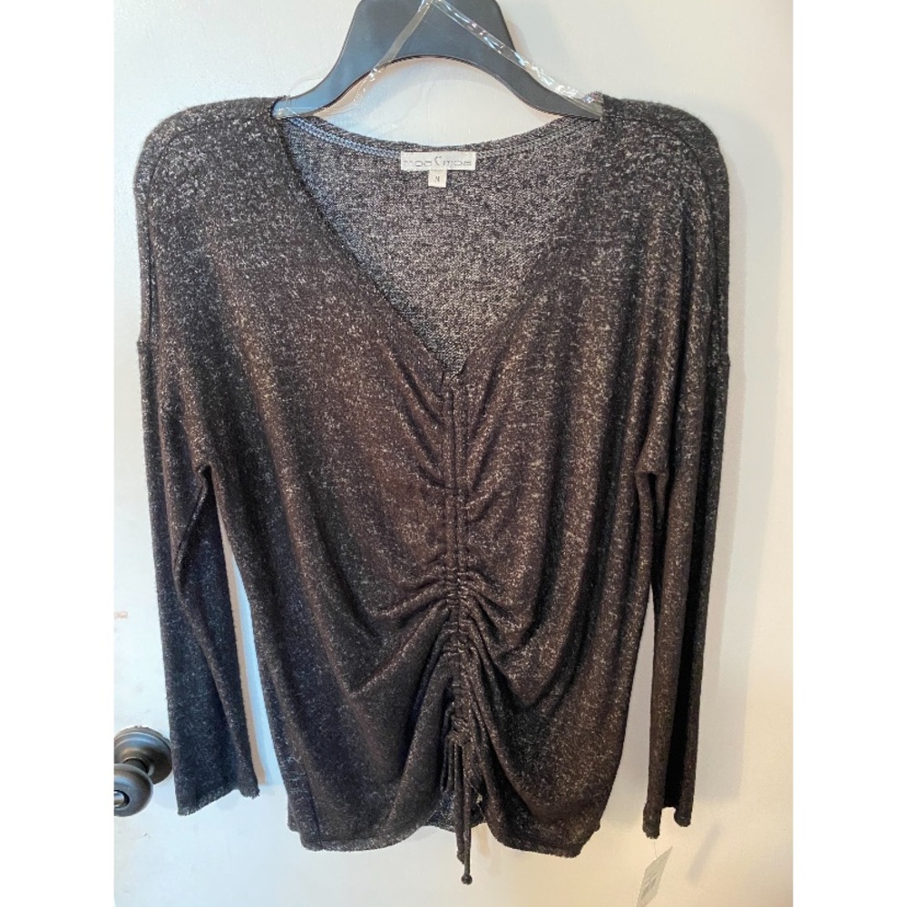 Black Cinched Blouse